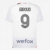 Maillot de Supporter AC Milan Giroud 9 Extérieur 2023-24 Pour Homme